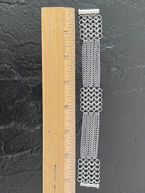 Handmade Chainmaille Cuff Bracelet